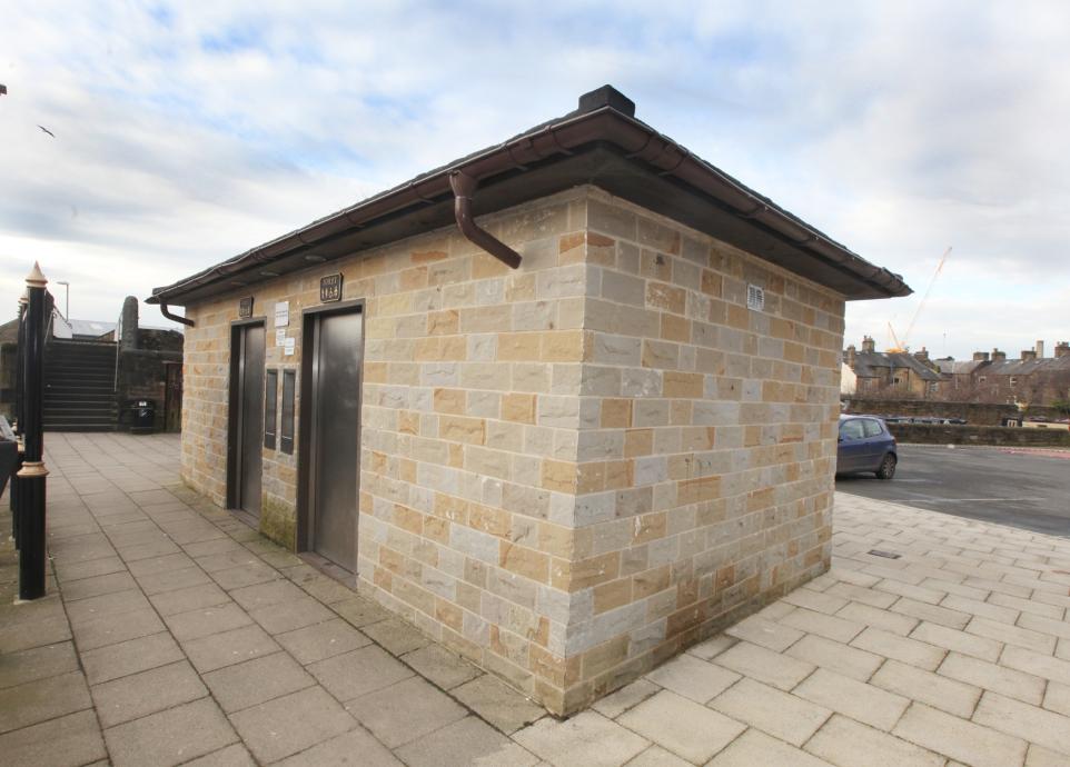 Public toilet, Waller Hill car park, Skipton logo